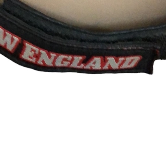 NFL New England Patriots black genuine leather baseball cap GoPatriots !🏈🏈🏈 - Picture 13 of 13